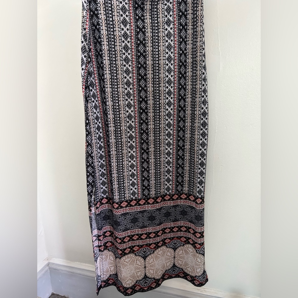 Long boho maxi skirt
